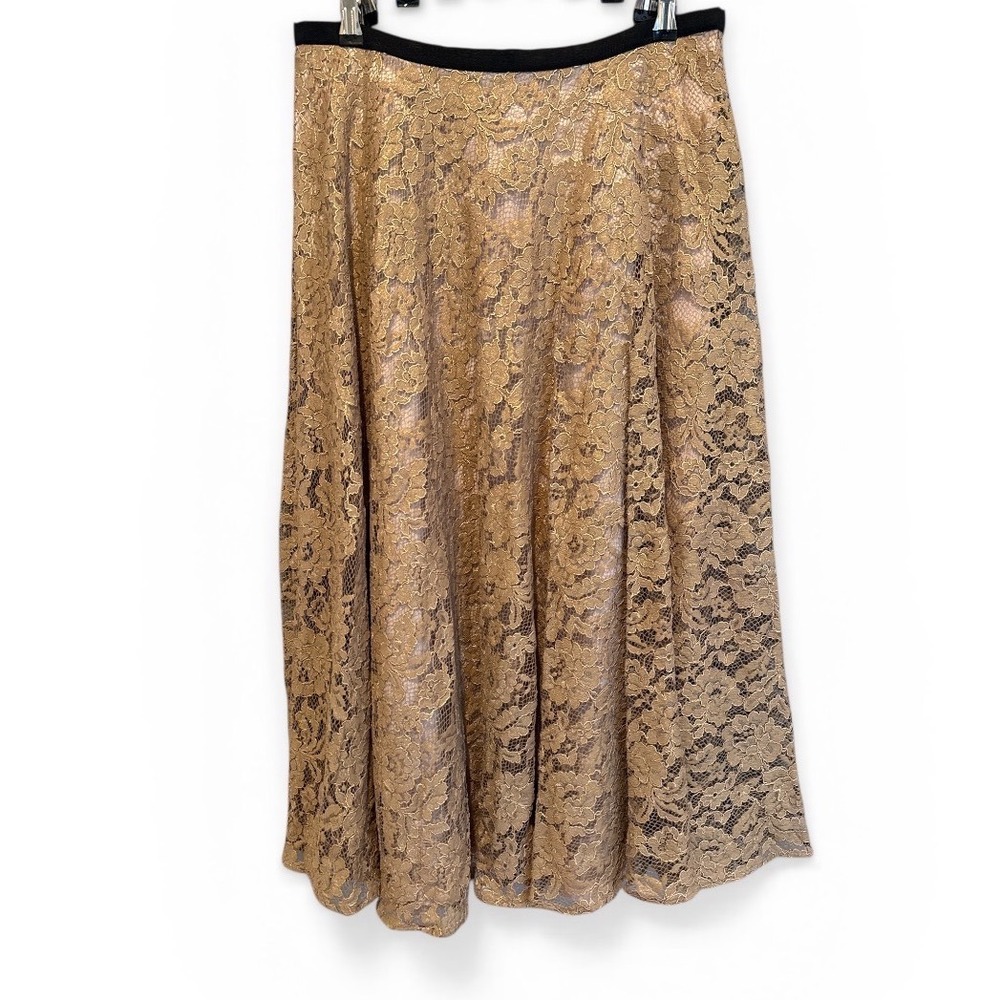 NWT Boden Floral Lace Midi Skirt Size 10L - Picture 2 of 5